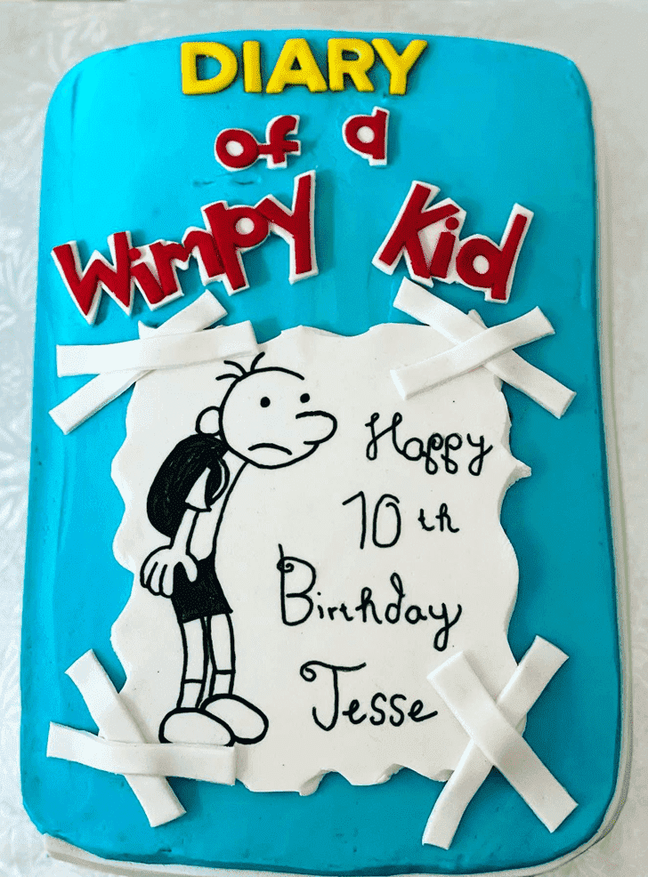 Mesmeric Diary of a Wimpy Kid Cake