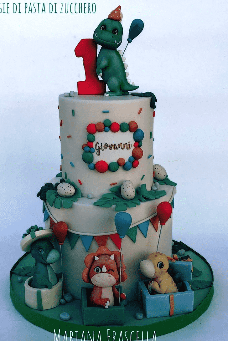 Bewitching Dinosaur Cake