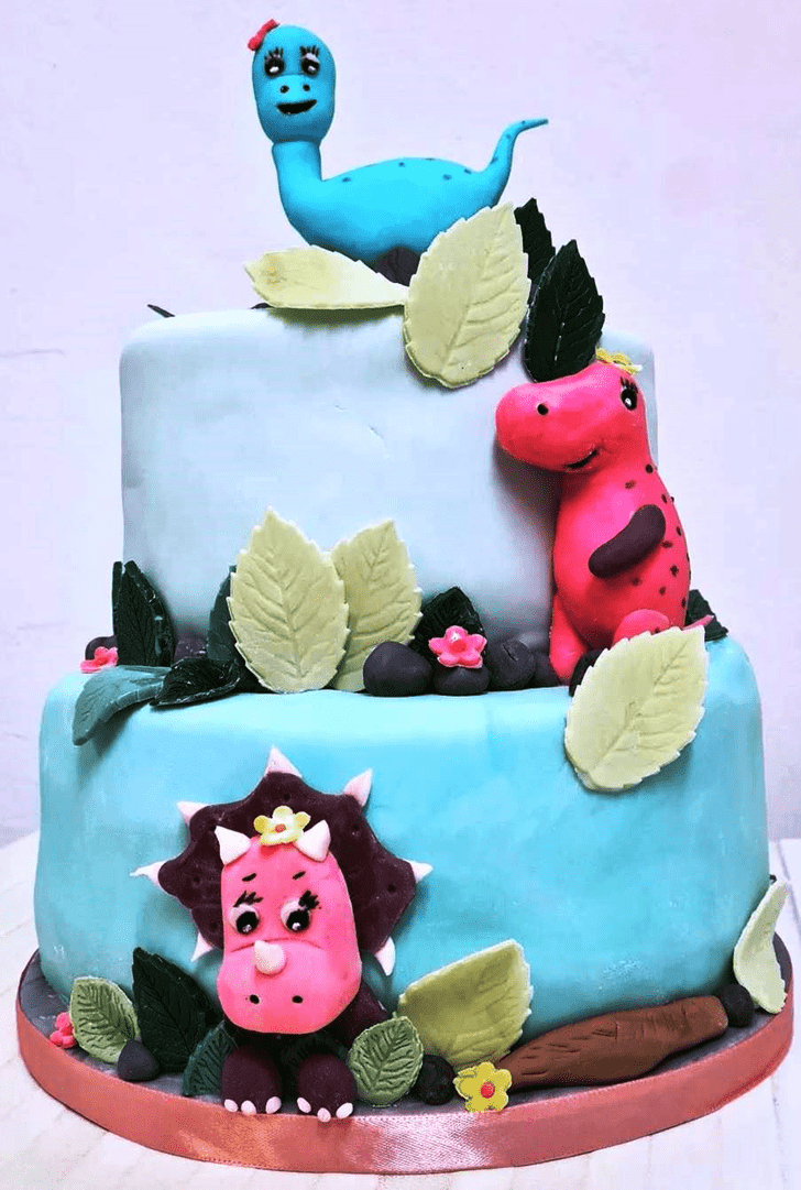 Dazzling Dinosaur Cake