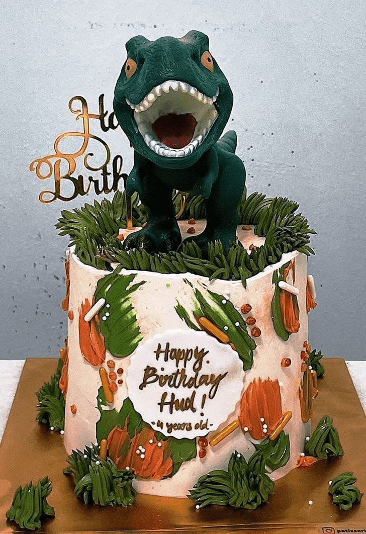 Delightful Dinosaur Cake