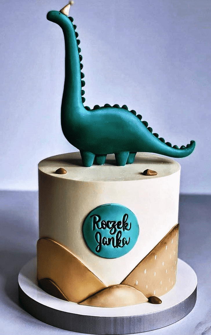 Enticing Dinosaur Cake