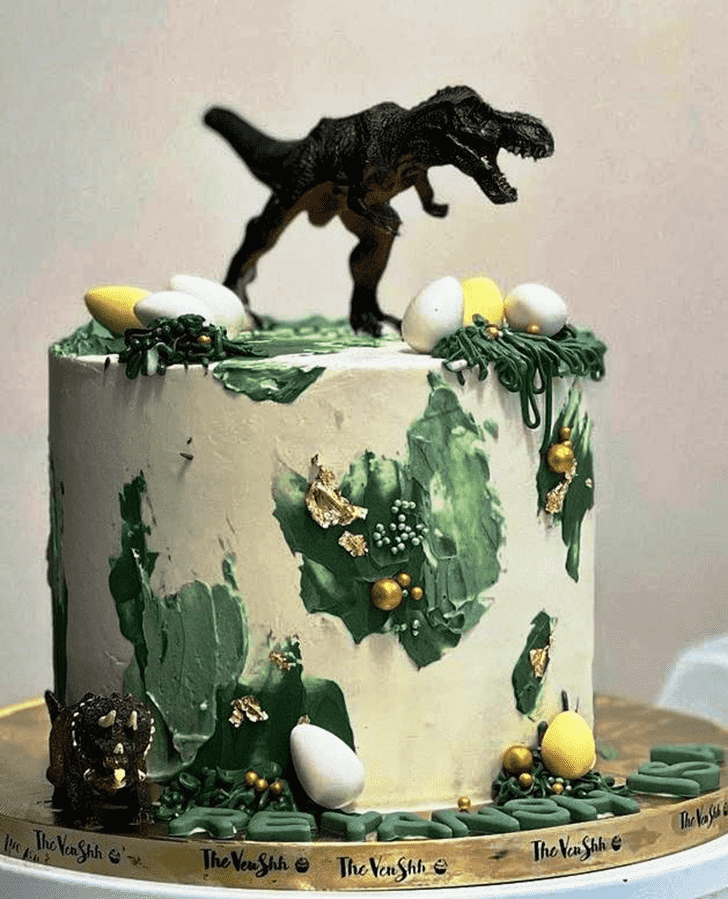 Fetching Dinosaur Cake