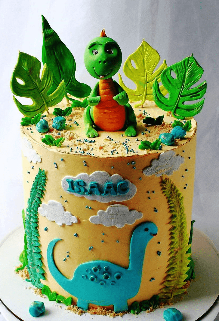Resplendent Dinosaur Cake