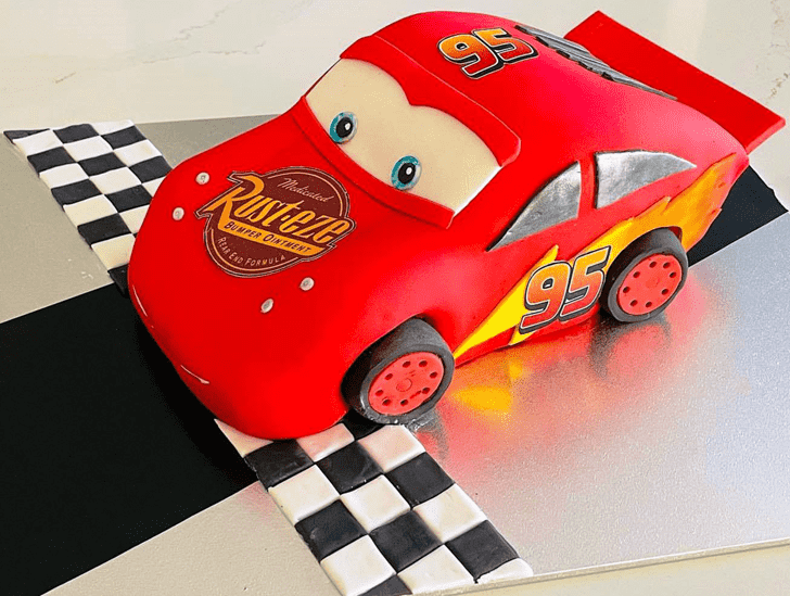 Adorable Disney Car Cake
