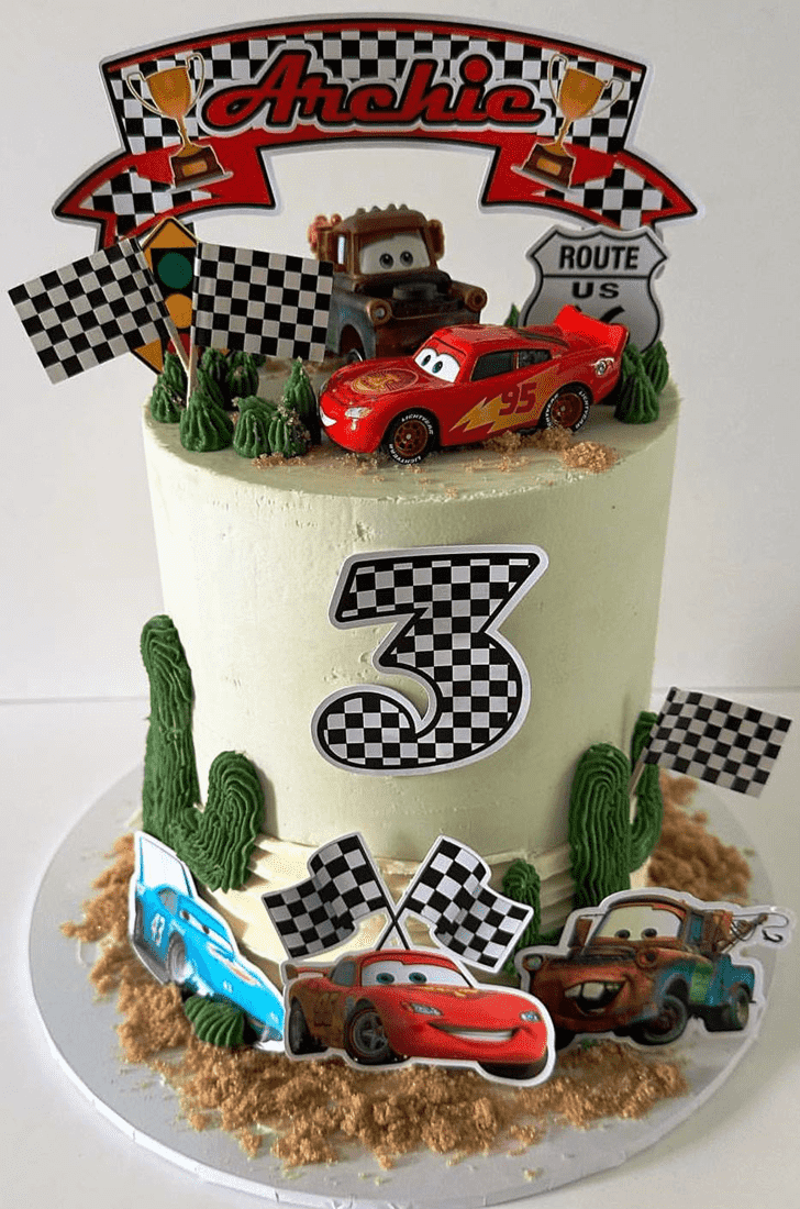 Gorgeous Disney Car Cake