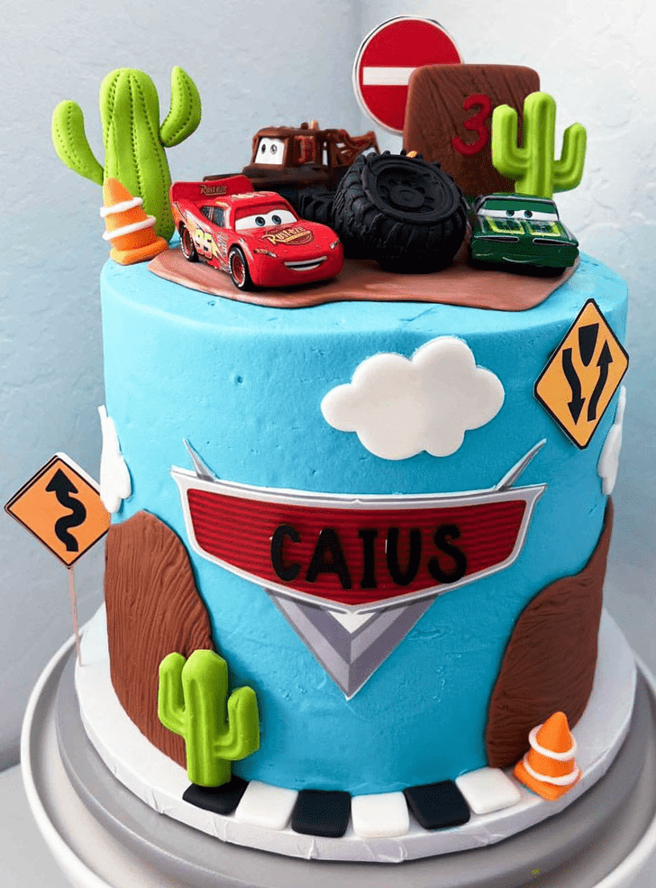 Grand Disney Car Cake