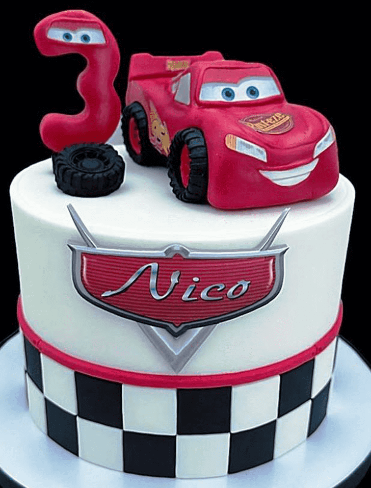 Ideal Disney Car Cake