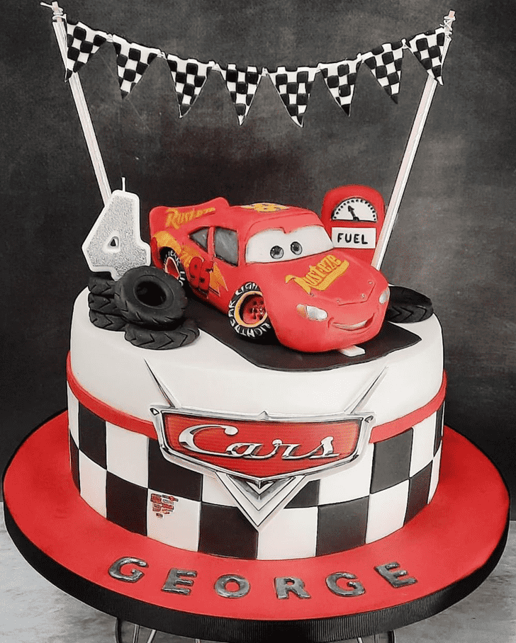 Magnetic Disney Car Cake