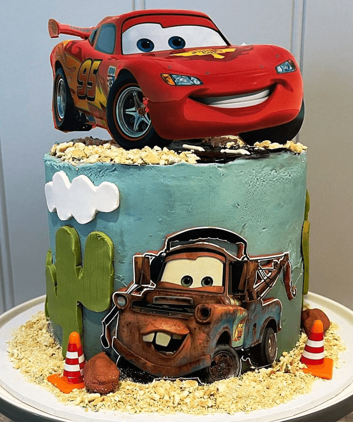 Magnificent Disney Car Cake