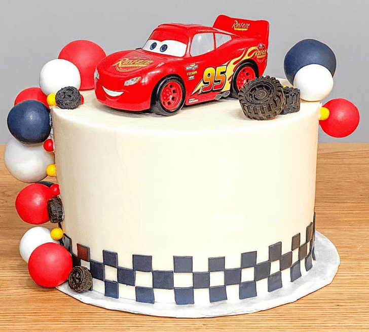 Nice Disney Car Cake