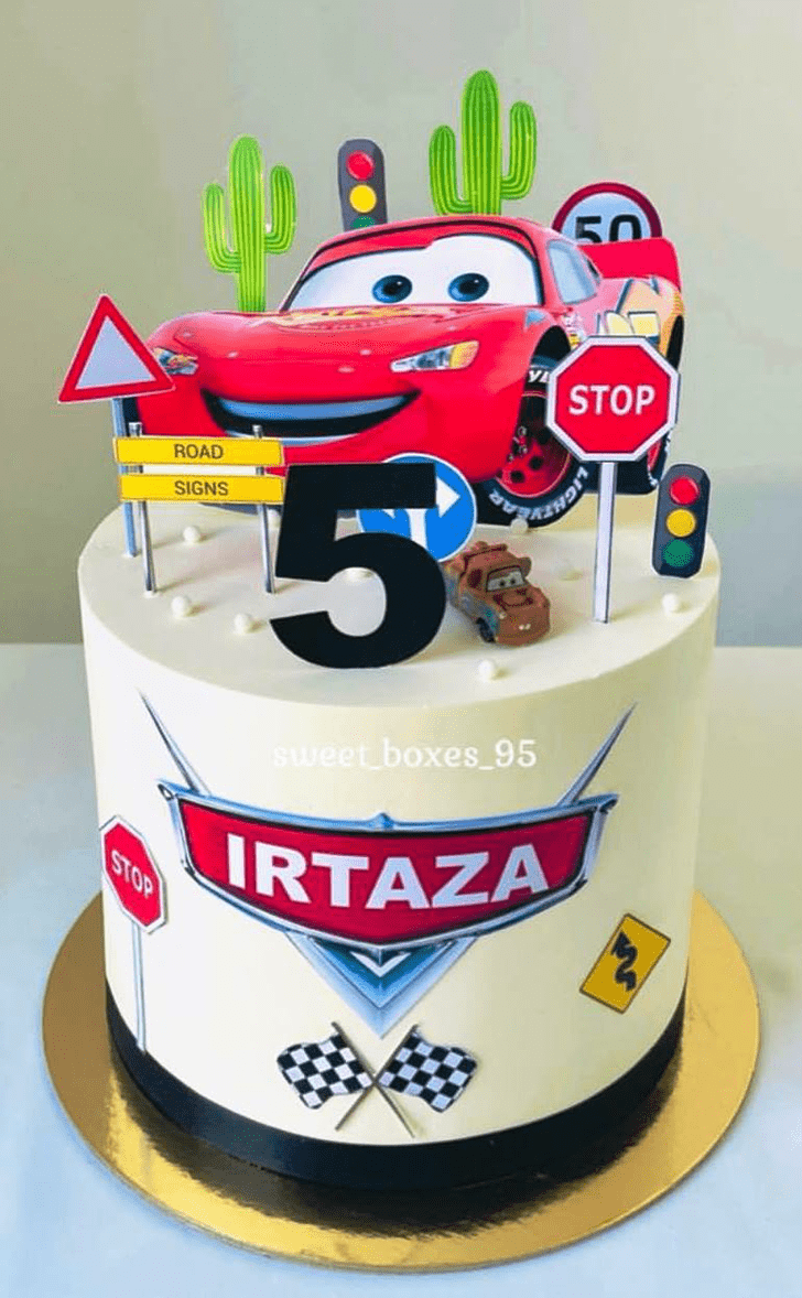 Radiant Disney Car Cake