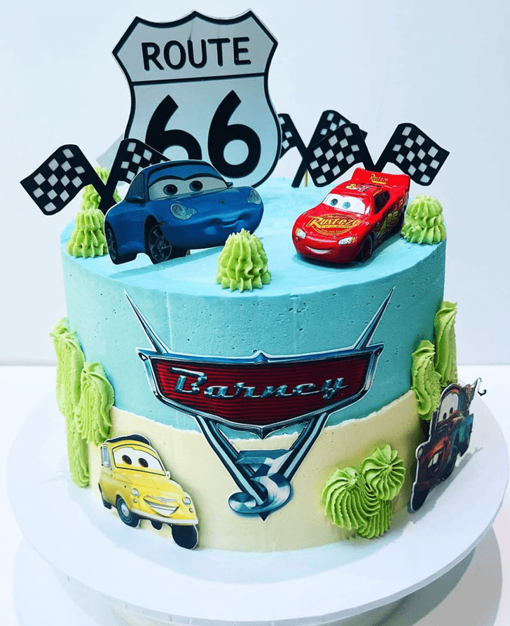 Ravishing Disney Car Cake