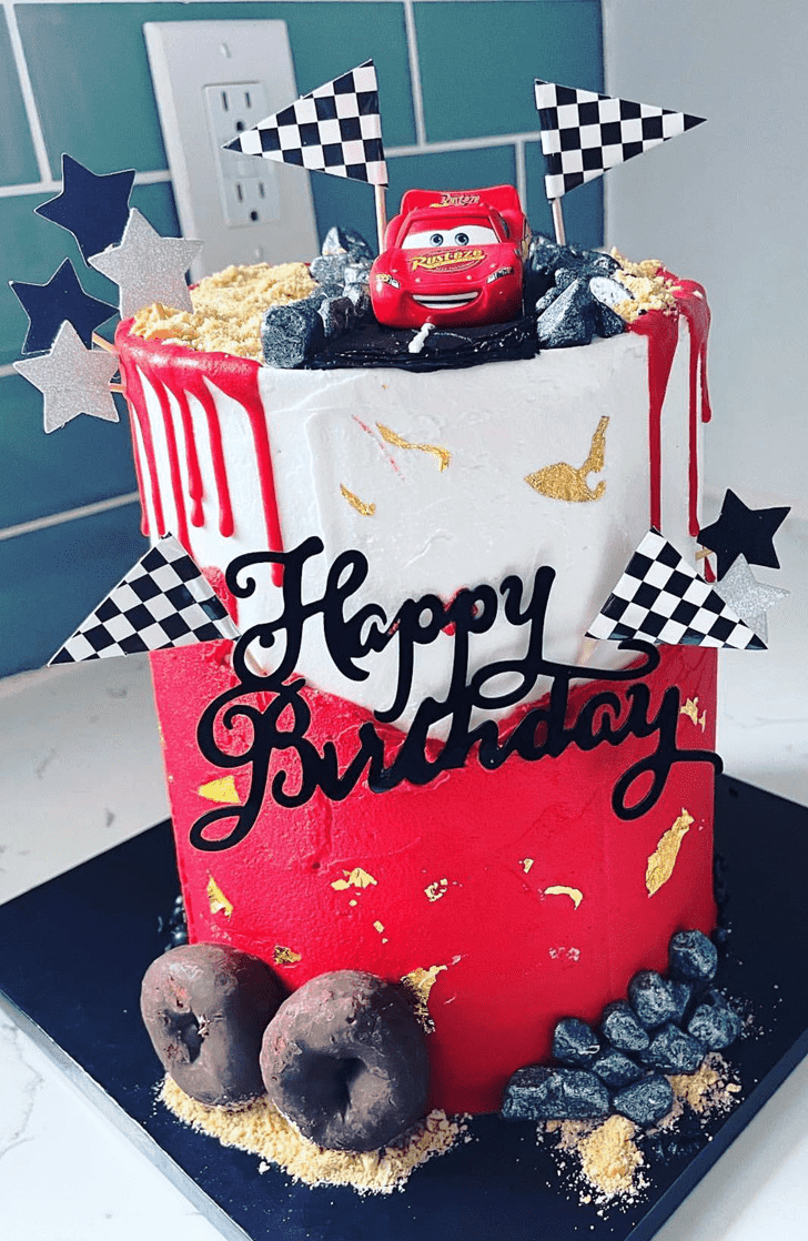 Splendid Disney Car Cake