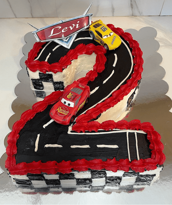 Stunning Disney Car Cake