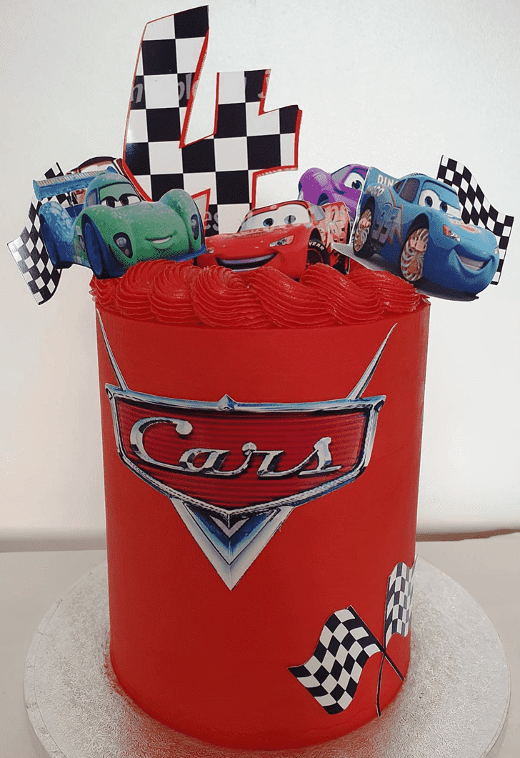 Superb Disney Car Cake