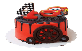 Disney Car Cake Design