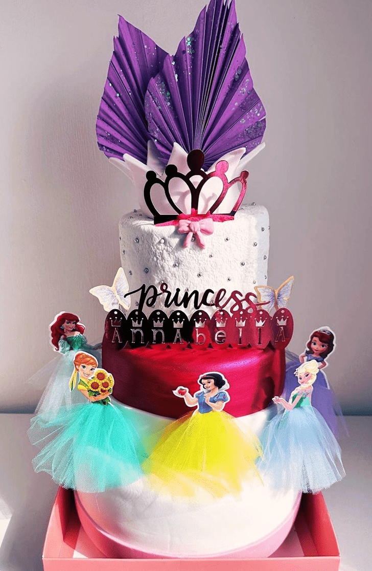 Cute Disney Princess Cake