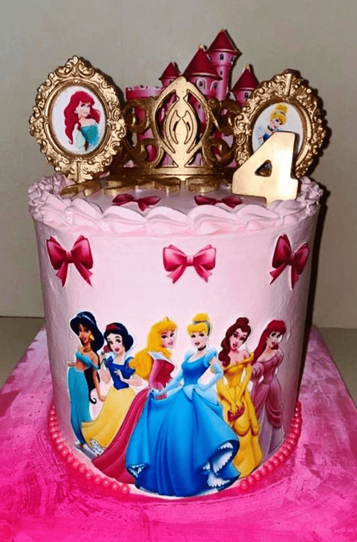 Enthralling Disney Princess Cake