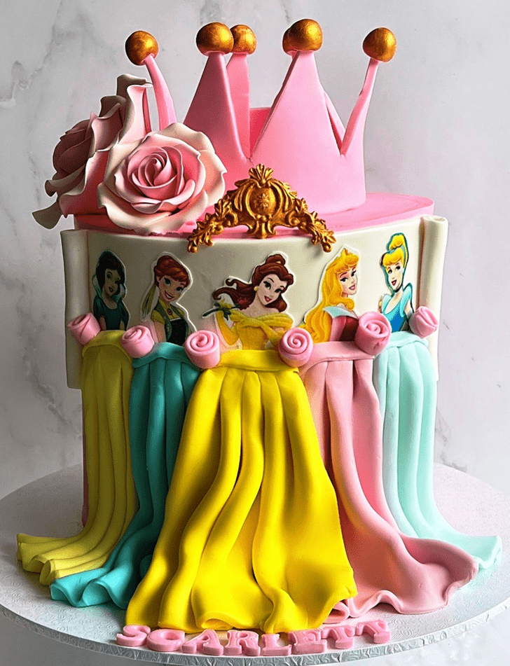 Fair Disney Princess Cake