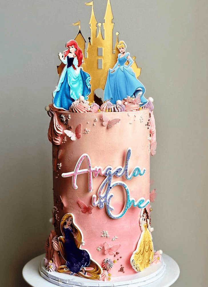 Fetching Disney Princess Cake