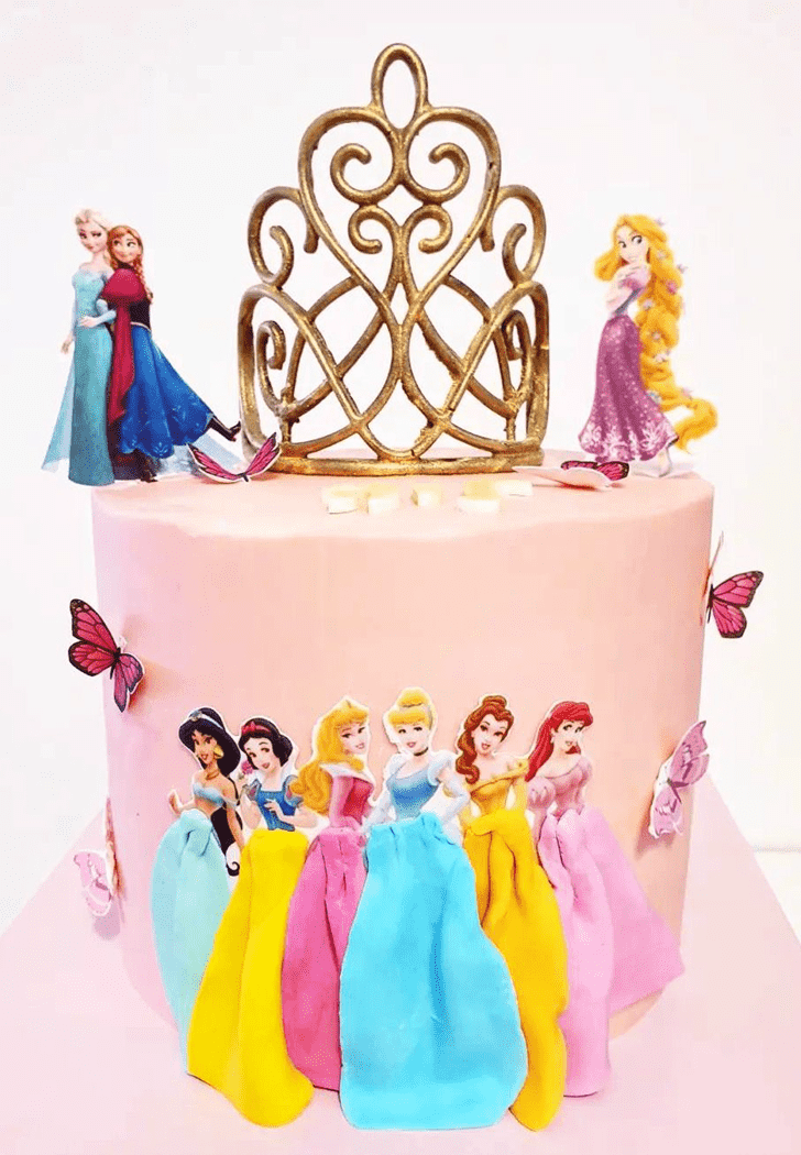 Good Looking Disney Princess Cake