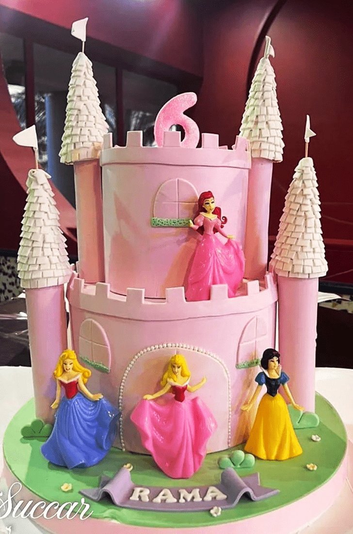 Gorgeous Disney Princess Cake