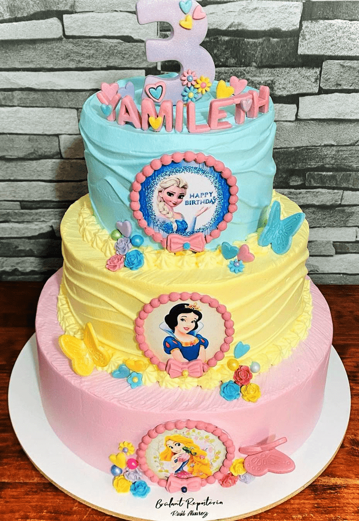 Refined Disney Princess Cake
