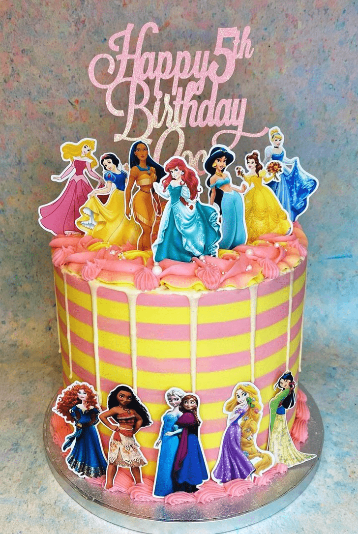 Slightly Disney Princess Cake