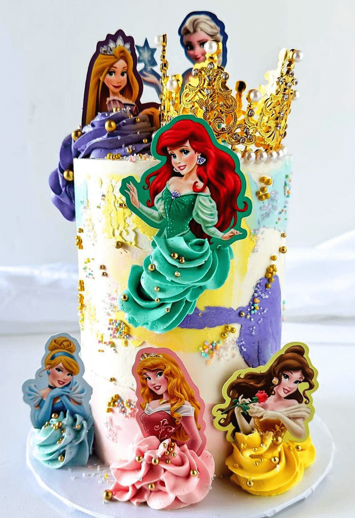 Stunning Disney Princess Cake