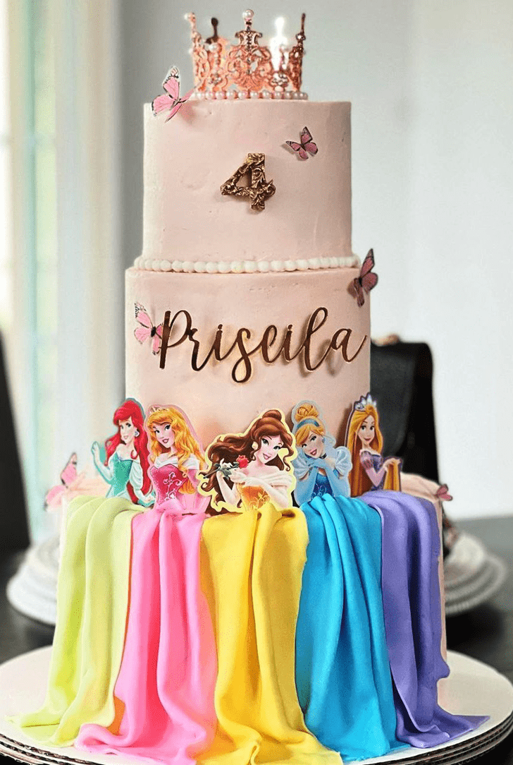 Superb Disney Princess Cake