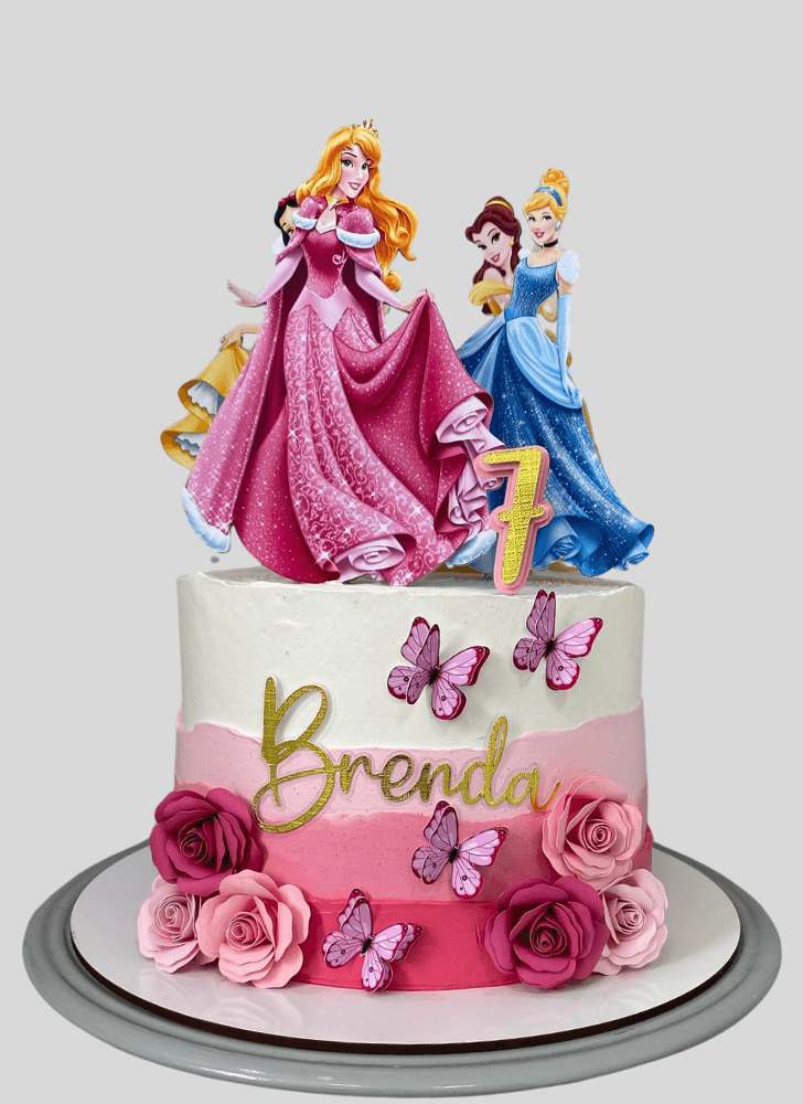 Dazzling Disney Princess Cake