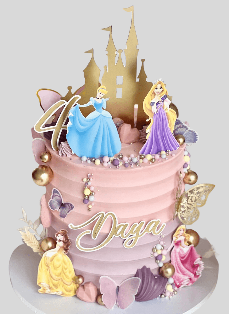 Exquisite Disney Princess Cake
