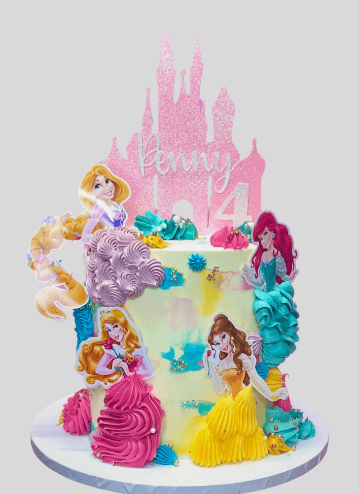 Fair Disney Princess Cake
