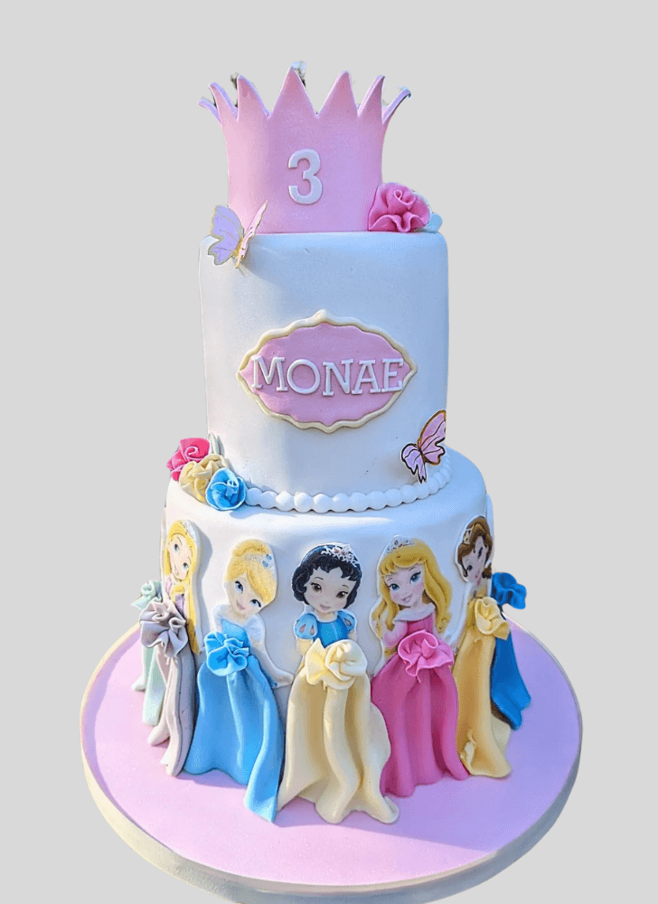Fetching Disney Princess Cake