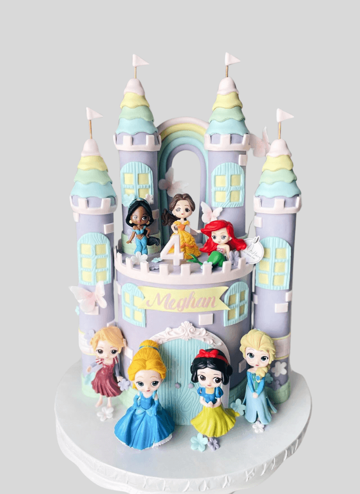 Good Looking Disney Princess Cake