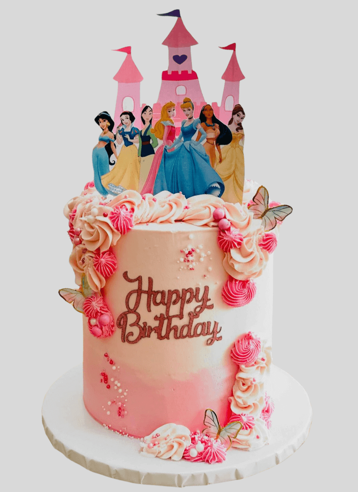 Shapely Disney Princess Cake