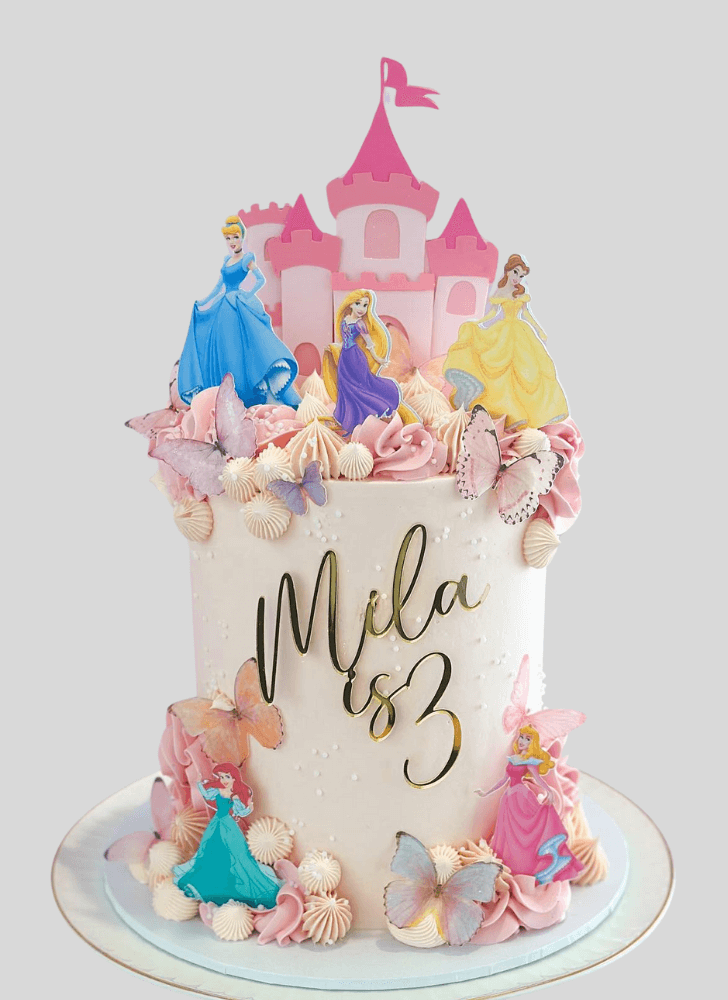 Stunning Disney Princess Cake