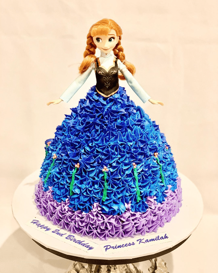 Beauteous Disneys Anna Cake