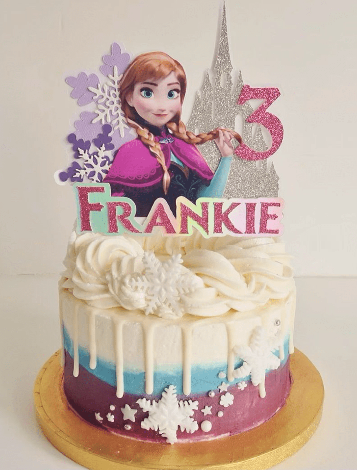 Classy Disneys Anna Cake