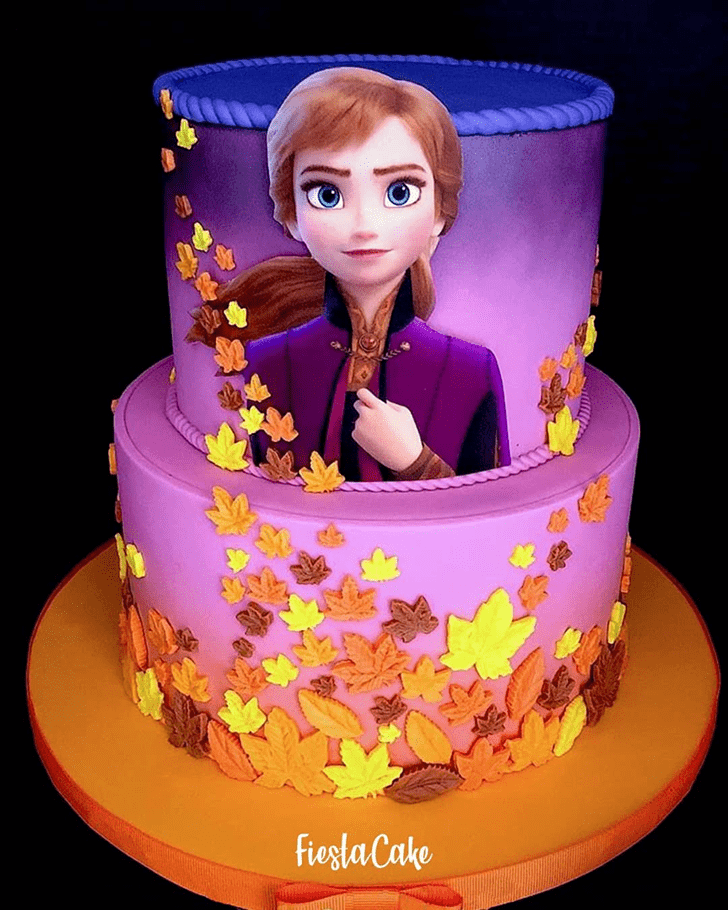 Enticing Disneys Anna Cake