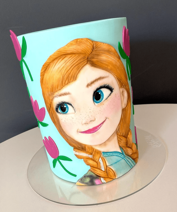 Fine Disneys Anna Cake
