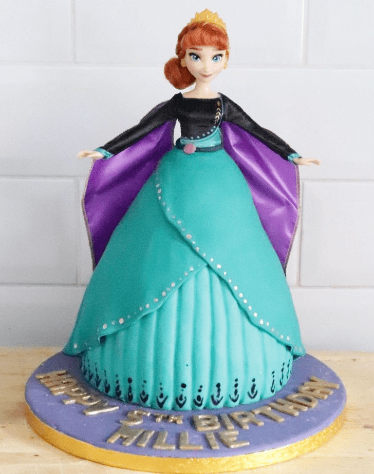 Handsome Disneys Anna Cake