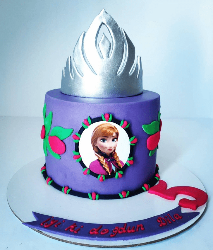 Ideal Disneys Anna Cake