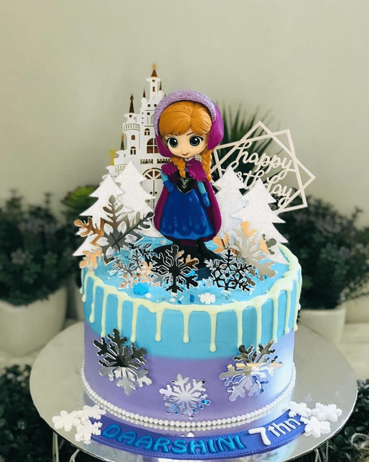 Stunning Disneys Anna Cake