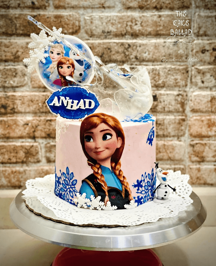 Superb Disneys Anna Cake