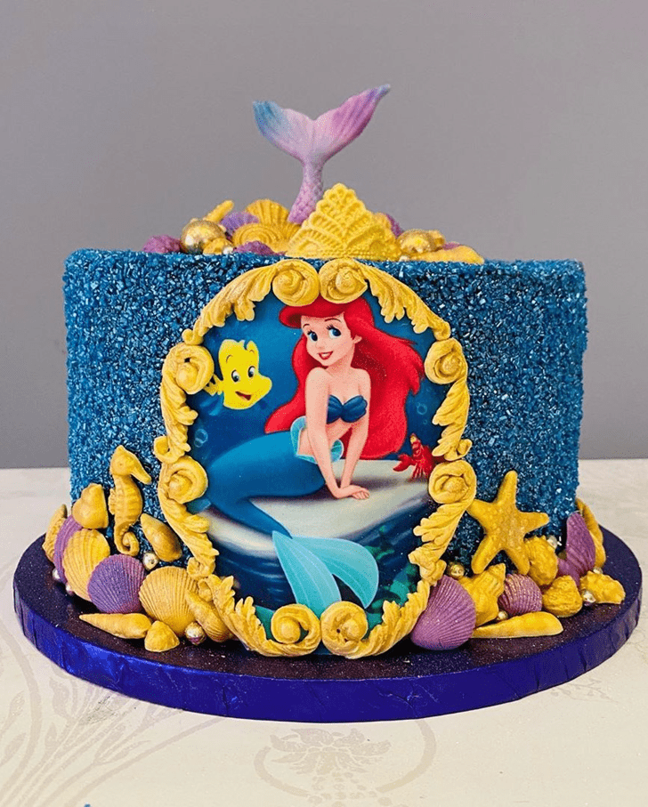 Alluring Disneys Ariel Cake