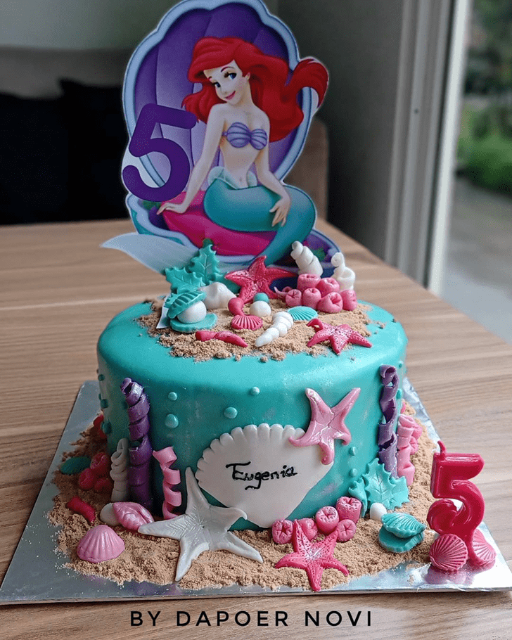 Dazzling Disneys Ariel Cake