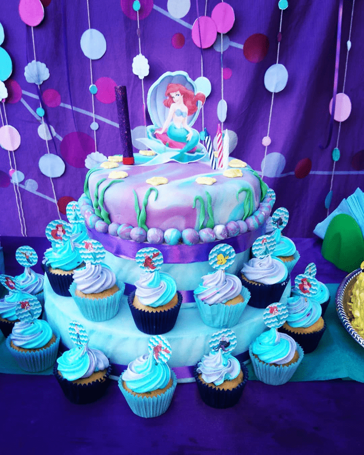 Delightful Disneys Ariel Cake