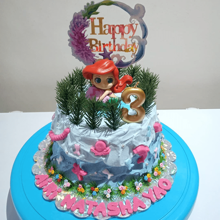 Excellent Disneys Ariel Cake