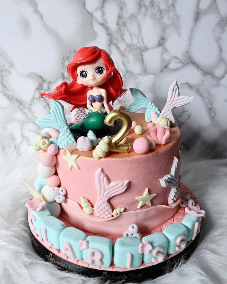 Fair Disneys Ariel Cake